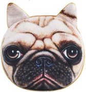 Hond Portemonnee - pasjeshouder vrouwen - kleingeld portemonnee - munthouder - French Bulldog - 1 stuks