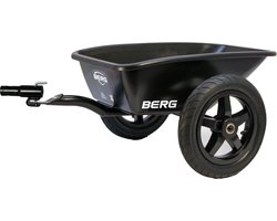 BERG Trailer L Skelter Aanhanger - Voor BERG Buddy/Rally Skelter - Inclusief trekhaak - Zwart
