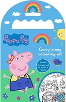 Peppa Pig waskrijtjes en kleurplaten set 69-delig
