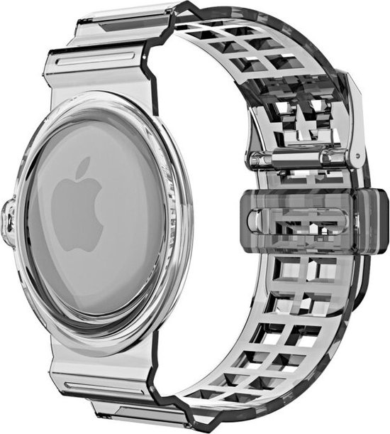 Apple AirTag bandje TPU zwart, wate...
