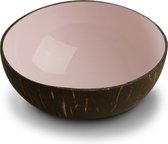 Noya - Coconut Bowl - Kokosnoot - Schaal Kom - Plain Zacht Roze