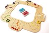 Afbeelding van het spelletje Keezbord Totaalbox Keezenspel en Tokkenspel - Kunststof Bordspel - 2 tot 8 Personen