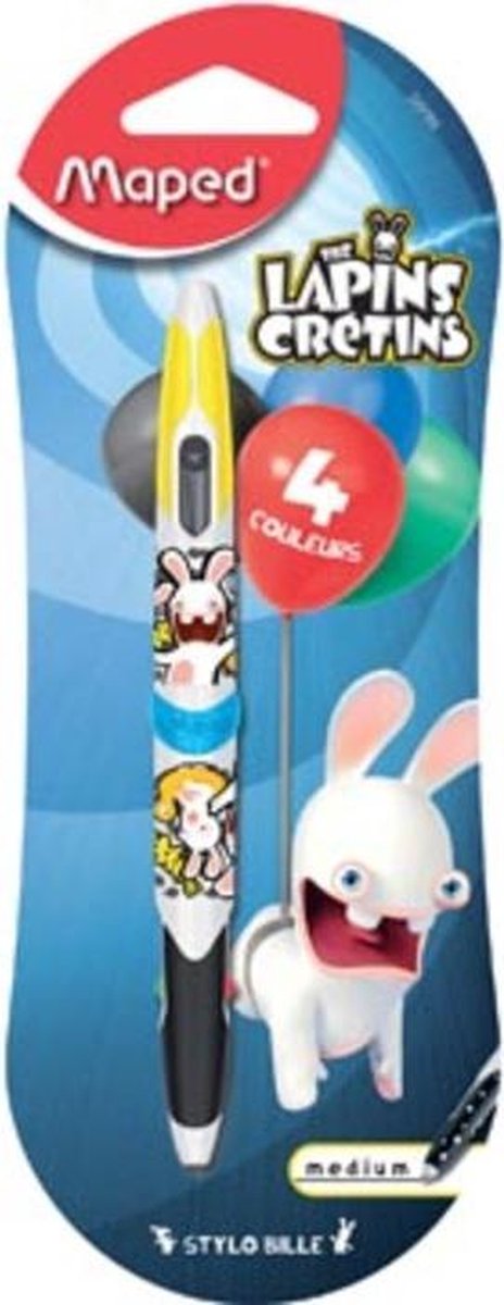 Maped Twin Tip balpen les Lapins Cretins, op blister