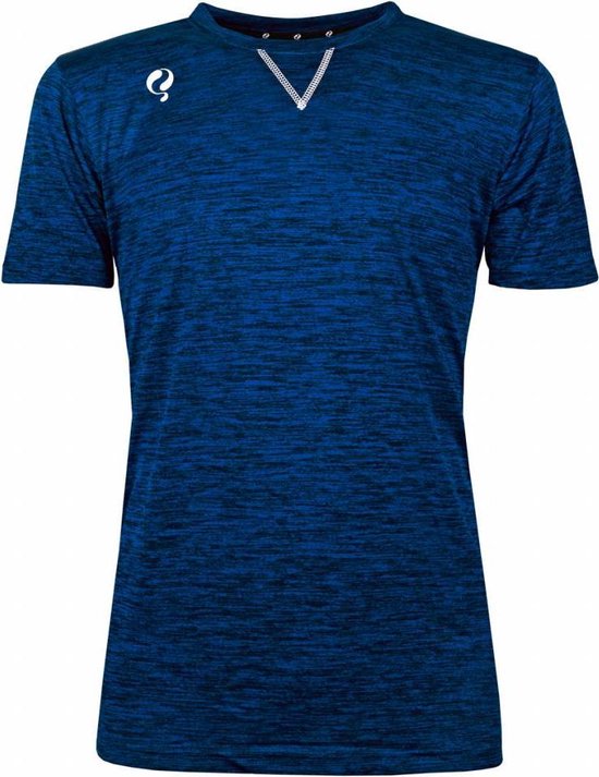 Heren Trainingsshirt Droste Blauw / Zwart