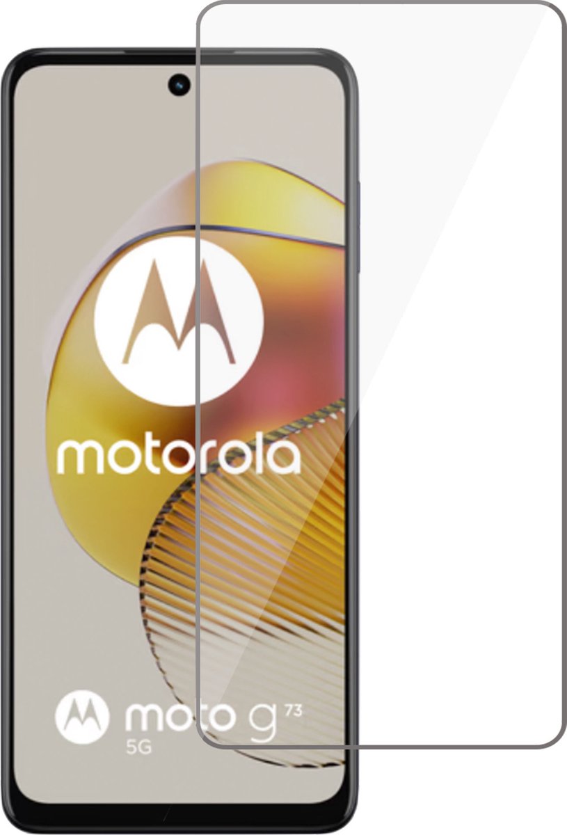 Screenprotector geschikt voor Motorola Moto G73 – Gehard Glas - Proteqt+