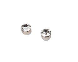Plux Fashion Fancy Magneet Oorbellen - Zilver - 6mm - Metaal - Heren - Dames - Geen gaatje - Sieraden – Magnetische Oorbellen – Diamanten Oorbellen - Luxe Style - Duurzame Kwaliteit - Moederdag Cadeau - Vaderdag Cadeau