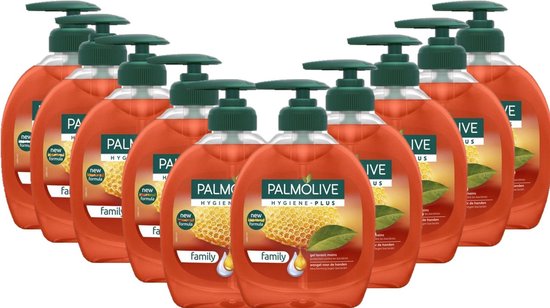 PALMOLIVE Handzeep - Hygiëne Plus Bescherming Tegen Bacterien - Family - 300ml x 10 PACK