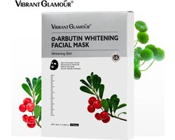 VIBRANT GLAMOUR - Alpha arbutin Box 5 stuks - verhelderen - hydrateren - Donkere vlekken -…