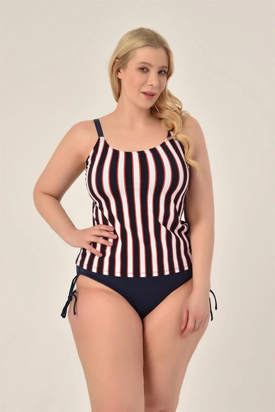 Tankini Femme Grande Taille à Volants – Maillot De Bain 2 Pièces Taille Haute Élégant Et Flatteur