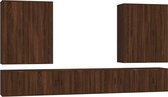 vidaXL-8-delige-Tv-meubelset-bewerkt-hout-bruin-eikenkleur