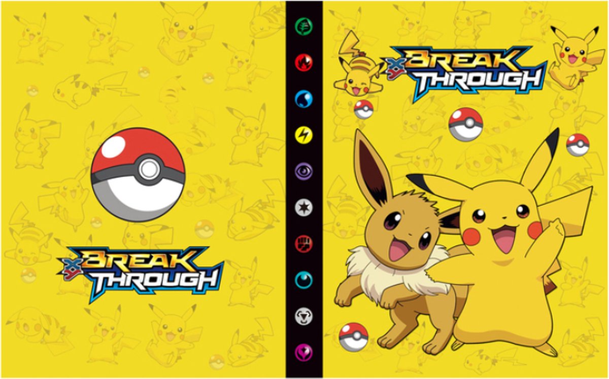 Pokemon Verzamelmap Voor 240 Kaarten Verzamelalbum Pokemon boek Pokemon...