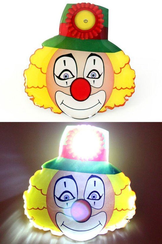 Broche Clown émaillée Vintage JARDAIN Paris - Occasion - Bijou Fantaisie Doré