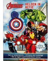 Marvel Avengers activiteiten / kleurboek met sleutelhanger - Multicolor - Activiteitenboek- Papier - Hulk - Thor - Iron man - Black widow