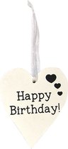 Oaktree - Houten hart Happy Birthday