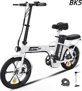 Hitway Elektrische Fiets - Opvouwbaar E-Bike - 250w - 8,4Ah - 16inch - Zwart