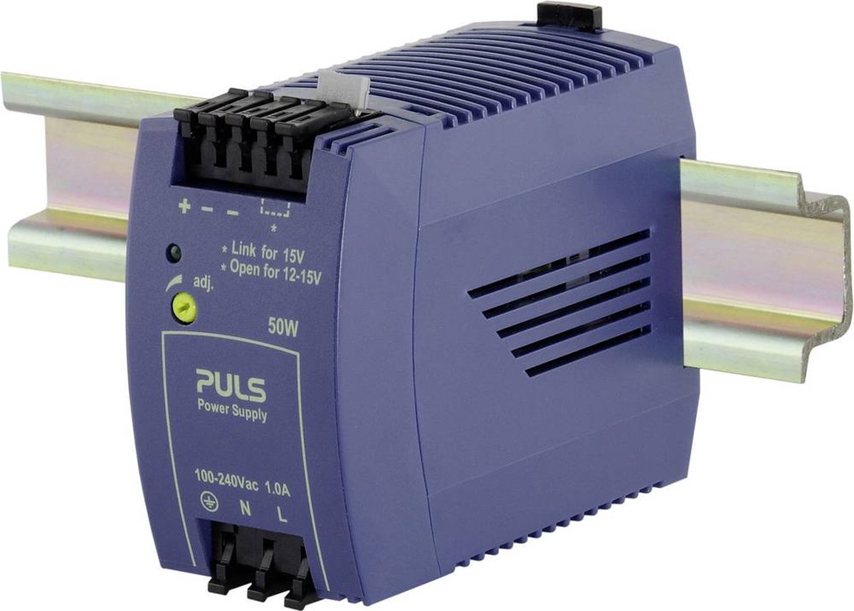 PULS ML50.102 DIN-rail netvoeding 12 V/DC 4.2 A 50 W Aantal uitgangen:1 x Inhoud 1 stuk(s)