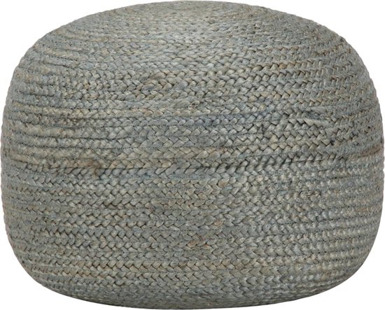 Handgemaakte macramé poef van katoen