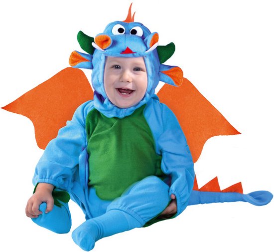 Costume de dragon | Bébé dragon drôle | Garçon | 1 à 12 mois | Halloween |  Déguisements | bol.com