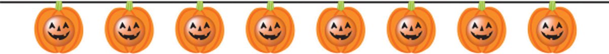 Amscan by Riethmuller - Riethmüller - Slinger Hallo-ween Friends ballonnen (2 m) - Halloween - Halloween Decoratie - Halloween Versiering