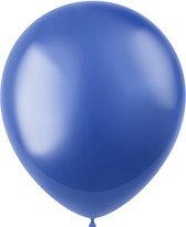 Folat - ballonnen Radiant Royal Blue Metallic 33 cm - 10 stuks