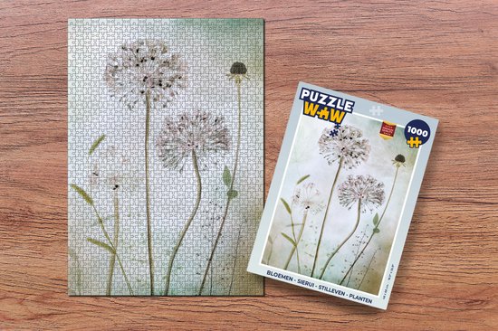 Puzzle Fleurs - Oignon ornemental - Nature morte - Plantes - Puzzle - Puzzle 1000 pièces adultes