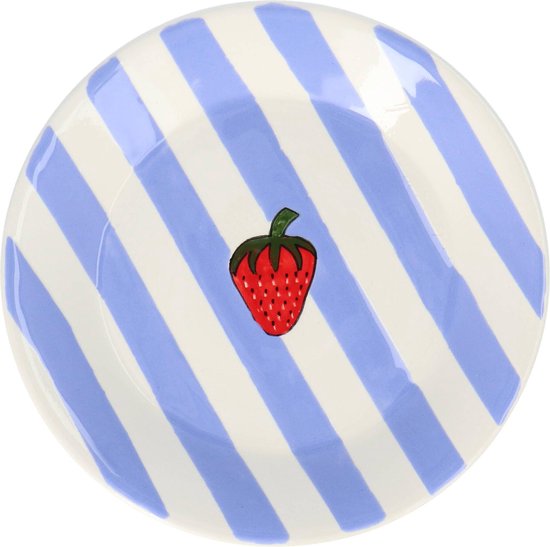 Dishes & Deco - Ontbijtbord Strawberry 20cm - Kleine borden