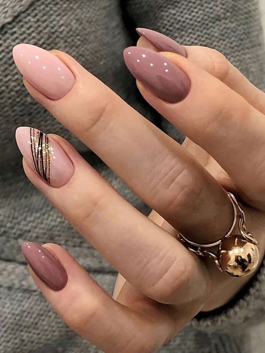 Goedkoopste 24 stuks bruine kunstnagels - nepnagels - plaknagels