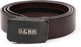 Black & Brown Belts/ 150 CM /Edged 2.0 - Coffee Brown Belt XL/Automatische riem/ Automatische gesp/Leren riem/ Echt leer/ Heren riem zwart/ Dames riem zwart/ riemen / Grote maat / heren riem leer/ Broekriem / Riem / Riem Zonder Gaatjes