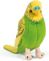 Living Nature knuffel Yellow Budgerigar with Sound