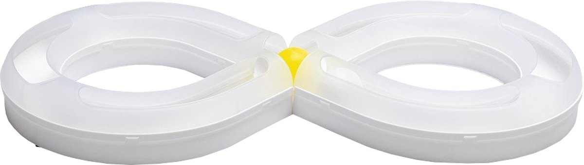 Beeztees Kitten Speelrail Agty - Kattenspeelgoed - Plastic - Wit - 50x24x5,5