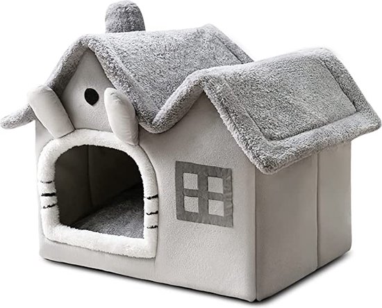Maison pour chat, igloo pour chat en peluche chaud et confortable, lit pour  chien... | bol