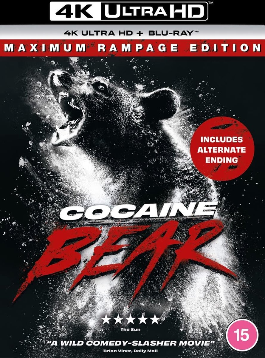 Cocaine Bear (4K UHD + blu-ray) - Import zonder NL OT-