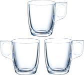 Arcoroc Espresso glazen - 18x - transparant glas - 4 x 6 cm - 90 ml