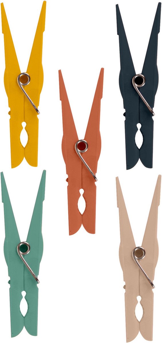 Goedkoopste Urban Living Basic Grip wasknijpers - 200x - kunststof - 7 cm