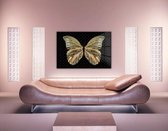 Golden Butterfly 23 schilderij 90x60cm