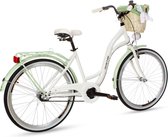 Goetze Style 26 pouces 3 vitesses Shimano vélo de ville à entrée basse pour femmes avec panier
