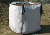 NK Big bag 1000KG 0,9mx0,9mx0,9m met 4 lussen en een gesloten bodem