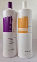 Fanola Nourishing Conditioner 1000ml + No Yellow Shampoo 1000ml