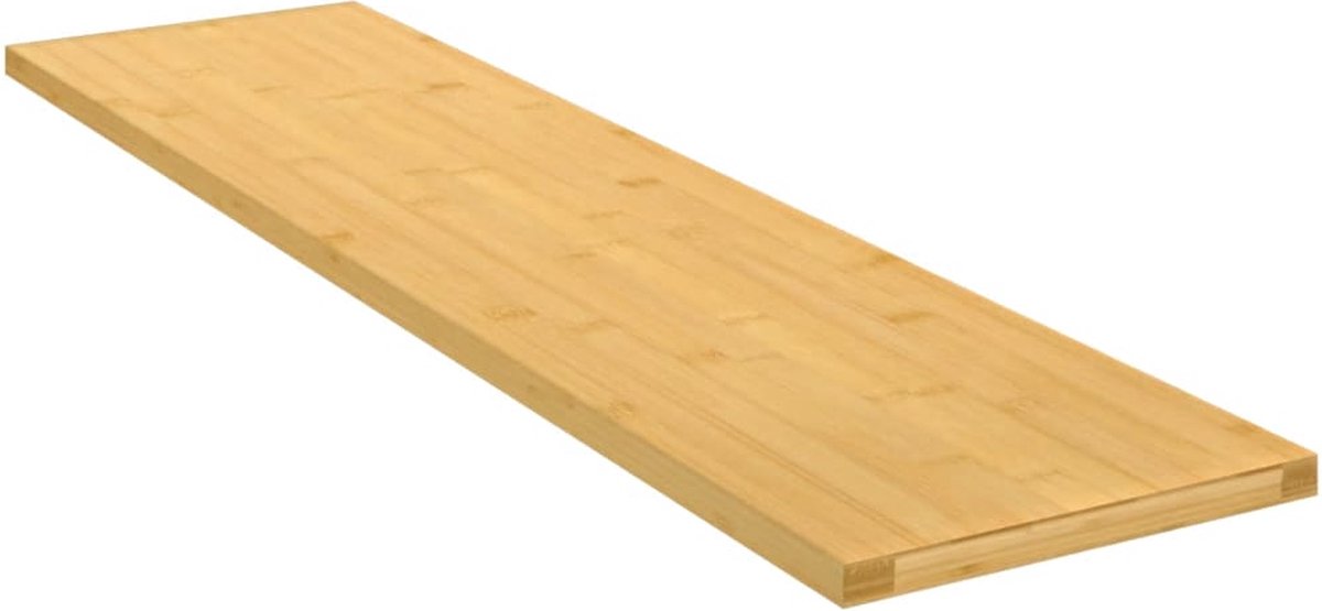 vidaXL Wandschap - 80x20x1,5 - cm - bamboe Bruin
