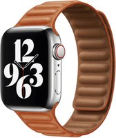 Leren Band voor Apple Watch (42/44/45,49mm) - Size M/L (230mm) - Licht bruin