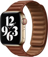 Leren Band voor Apple Watch (38/40/41mm) - Size S/M (220mm) - Donker Bruin