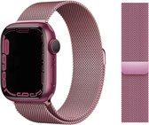 Milanese Band voor Apple Watch (38/40/41mm) - Size S/M (230mm) - Paars