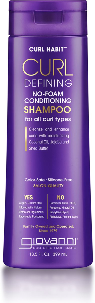 Giovanni - Curl Habit - Curl Defining No-Foam Cond Shampoo - 399ml