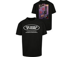 OVERSIZED! Dikke stof - Heren - Mannen - Streetwear - Urban - Modern - T-Shirt - Casual - Money - Cash - Maker - Cashflow zwart