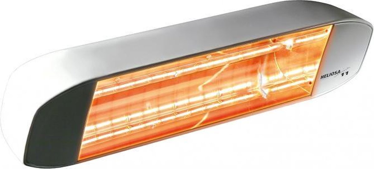 Wit infrarood verwarmer Heliosa Amber Light met 1500W
