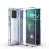 Hoesje Geschikt voor Samsung Galaxy S10 Lite Anti Shock silicone back cover/Transparant hoesje