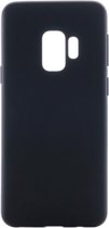 Hoesje Geschikt voor Samsung Galaxy S9 Plus TPU back cover/achterkant hoesje kleur Zwart