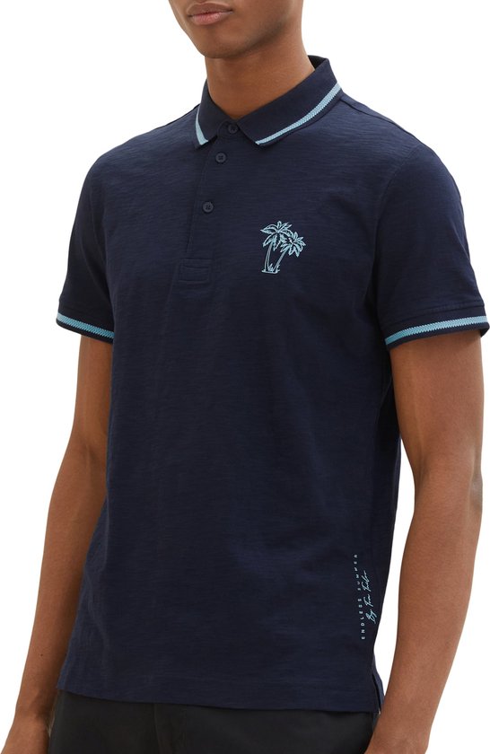 Polo à manches courtes Tom Tailor - 1036379 Marine (Taille: XXL)