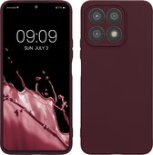kwmobile telefoonhoesje geschikt voor Honor X8a - Hoesje voor smartphone - Precisie camera uitsnede - TPU back cover in bordeaux-violet