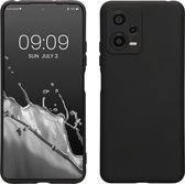 kwmobile telefoonhoesje geschikt voor Xiaomi Redmi Note 12 5G / POCO X5 5G - Hoesje voor smartphone - Precisie camera uitsnede - TPU back cover in zwart